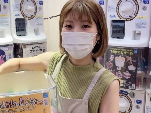 元々カプセルトイが大好きでアルバイトを始めました！