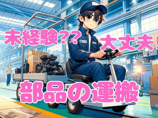 誰でも活躍！運搬スタッフ募集