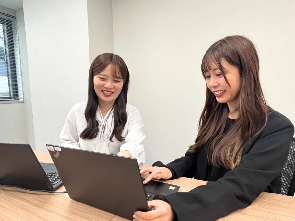 わからないことは、先輩にすぐ聞ける環境！