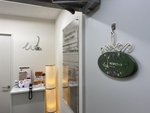 会社のエントランスです。ゆったりした職場です。