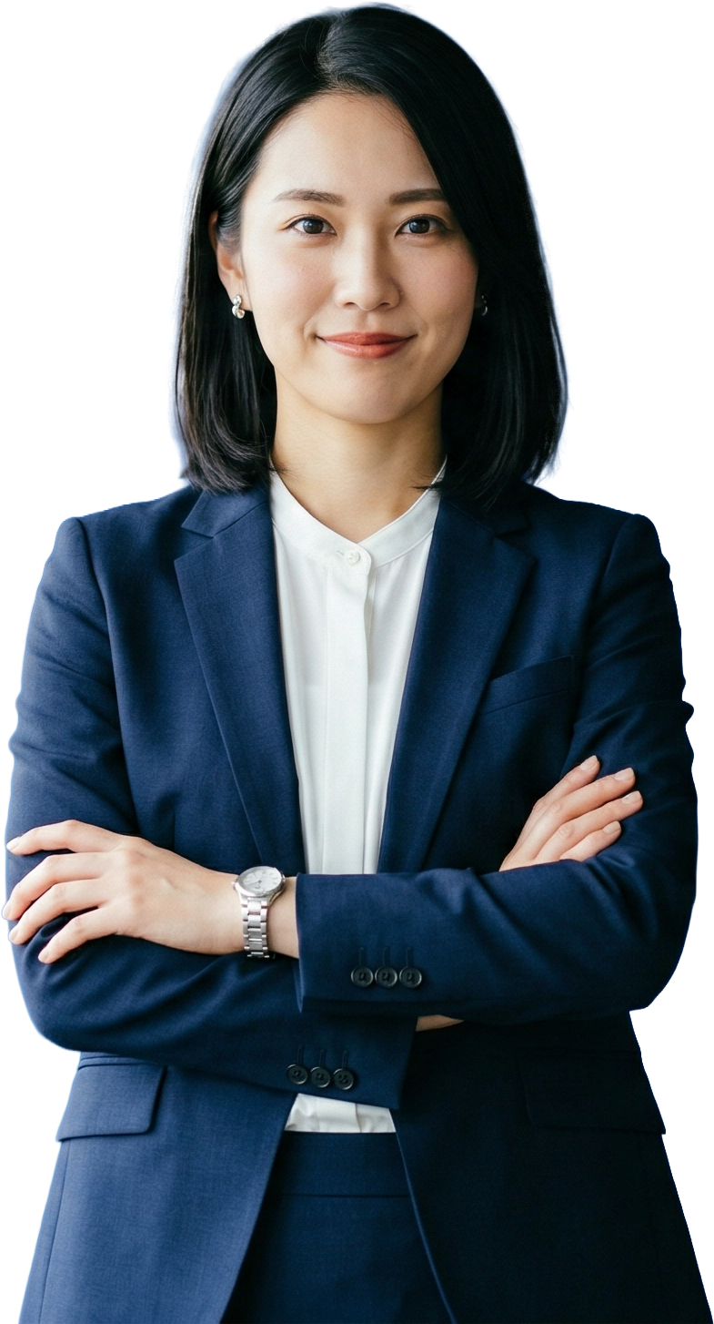 Jobmoreで採用活動をするビジネスウーマン